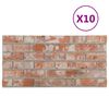 vidaXL Wandpaneele 10 pcs Orange 100 x 50 cm EPS-Schaum