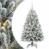 vidaXL K&uuml;nstlicher Weihnachtsbaum 120 cm 150 LEDs Warmes Wei&szlig;
