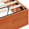 vidaXL Ottoman Bettgestell Wachsbraun 80 x 200 cm Massives Kiefernholz