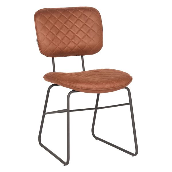 LABEL51 Esszimmerst&uuml;hle 2 Stk. Sev 49x60x87 cm Cognacfarben