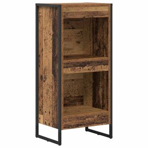 vidaXL B&uuml;cherregal 40 x 30 x 86,5 cm Holzwerkstoff Altholz