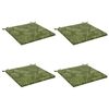 vidaXL Sitzkissen SOEST 4 stk. 100 % Polyester Blattdesign