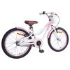 vidaXL Kinderfahrrad 18 Zoll f&uuml;r 5-7 Jahre alt Hellrosa