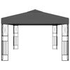 vidaXL Pavillon 3&times;4 m Anthrazit Stoff
