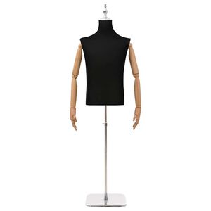 vidaXL Verstellbarer Mannequin 170-218 cm mit Standfu&szlig; M&auml;nnlich PP