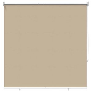 vidaXL Au&szlig;en-Rollos mit UV-Schutz Beige 100 x 230 cm (B x H) Polyester