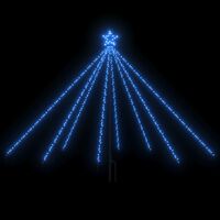 vidaXL Weihnachtsbaum-Lichterketten Indoor Outdoor 400 LEDs Blau 2,5 m