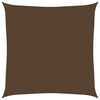 vidaXL Sonnensegel 160 g/m² Braun 4x4 m HDPE