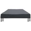 vidaXL Tischdecken Uni Schwarz 262 x 102 x 15 cm Stoff