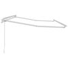 vidaXL Markisenrahmen Weiß 4 x 2 m Metall