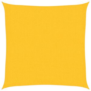 vidaXL Sonnensegel 160 g/m&sup2; Gelb 2x2 m HDPE