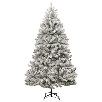 vidaXL Künstlicher Weihnachtsbaum Klappbar mit Schnee 300 LEDs 240 cm
