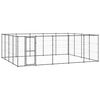 vidaXL Outdoor-Hundezwinger Stahl 24,2 m&sup2;