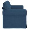 vidaXL Sofa Blau Gesamtabmessungen: 175 x 82 x 80 cm (B x T x H) Samt