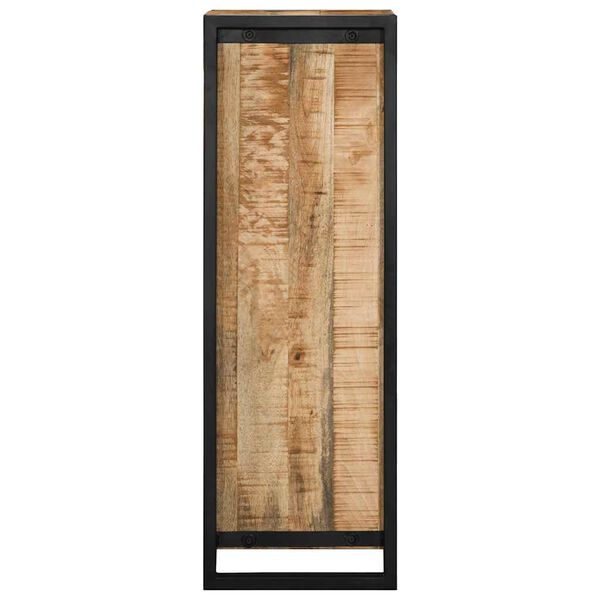vidaXL Badschrank 40x30x90 cm Raues Massivholz Mango