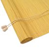 vidaXL Rollo Gelb 100 x 220 cm Bambus