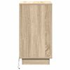 vidaXL Nachttisch Sonoma-Eiche 39 x 34,5 x 65 cm Holzwerkstoff