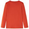 Kinder-Langarmshirt Orange 140