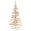 vidaXL Holz Weihnachtsbaum KOTKA 120 cm Massives Kiefernholz Nat&uuml;rlich