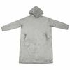 vidaXL Decken-Hoodie Grau M Flanell