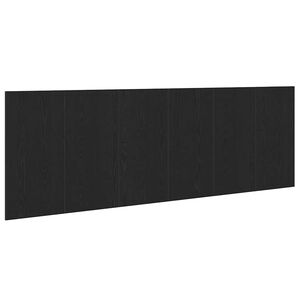 vidaXL Bettkopfteil Schwarz Eichen-Optik 160 x 1,5 x 80,5 cm