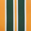 vidaXL Markise Gr&uuml;n und Gelb 300 x 250 x 165 cm Polyester