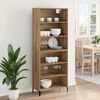 vidaXL Highboard Artisan-Eiche 69,5 x 34 x 180 cm Holzwerkstoff