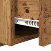 vidaXL Kopfteil mit Schrank mit Schubladen 3 pcs Altholz Holzwerkstoff