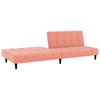 vidaXL Schlafsofa 2-Sitzer Rosa Samt