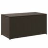 vidaXL Gartenbox Poly Rattan 100x50x50 cm Braun