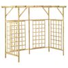 vidaXL Pergola f&uuml;r 3 M&uuml;lltonnen Kiefernholz Impr&auml;gniert
