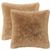 vidaXL Kissen mit Kissen HEERLEN 6 Stk. Taupe PV Fleece
