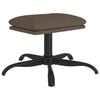 vidaXL Fu&szlig;hocker Taupe 60x60x36 cm Stoff