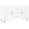 vidaXL Sideboard Wei&szlig; 100x36x60 cm Holzwerkstoff