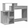 vidaXL Schreibtisch Graues Sonoma 120,5 x 44 x 88,5 cm Holzwerkstoff