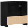 vidaXL Badschrank Schwarz Eichen-Optik 60x33x61 cm Holzwerkstoff
