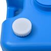 vidaXL Camping-Wassertank mit Rollen 25 L Blau