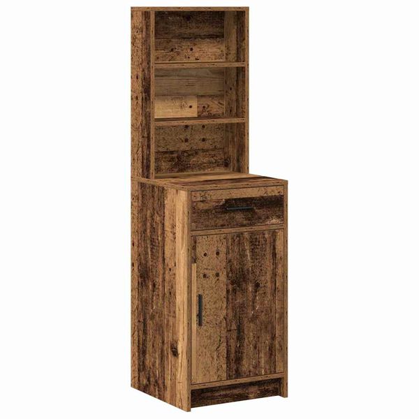 vidaXL Highboard Altholz 40 x 40,5 x 135 cm Holzwerkstoff