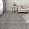 vidaXL PVC-Fliesen Selbstklebend 55 Stk. 5,11 m² Grau