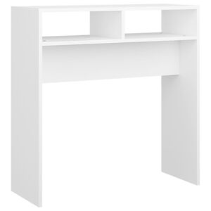 vidaXL Konsolentisch Wei&szlig; 78x30x80 cm Holzwerkstoff