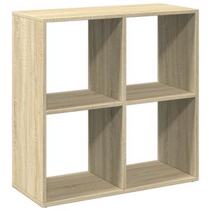 vidaXL Raumteiler-B&uuml;cherregal Sonoma-Eiche 69,5x29x69,5 cm