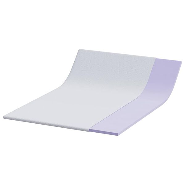 vidaXL Matratzenauflage Wei&szlig; 160 x 200 cm Jacquard Stoff