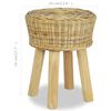vidaXL Barhocker Natur Rattan