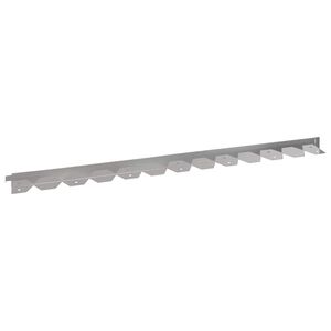 vidaXL Raseneinfassung 20 pcs 102 x 4 x 4 cm Stahl Silber