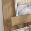 vidaXL Magazinregal Artisan-Eiche 43 x 11 x 102 cm Holzwerkstoff