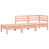 vidaXL Gartensofa mit Kissen und Fußhocker Massivholz Douglasie