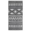 vidaXL Outdoor-Teppich ARAKIL Schwarz 80x150 cm PP