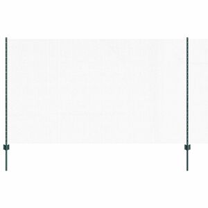 vidaXL Sechseckzaun mit Pfosten 10 x 1,4 m PVC-beschichteter Stahl