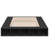 vidaXL Bettgestell Schwarz 120x190 cm Holzwerkstoff