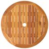 vidaXL Klappbarer Gartentisch &Oslash;60x75 cm Massivholz Eukalyptus